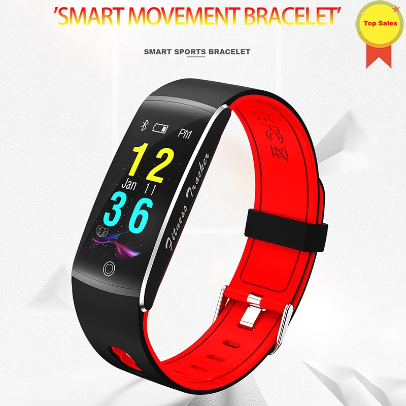 

Original Smart Bracelet IP67 Waterproof Color Screen Fitness Tracker Sport Remote Control Smart band for Android iOS Phone men