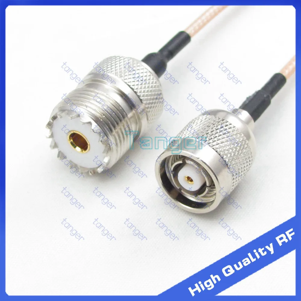 

HOT RP-TNC male connector to UHF female jack SO239 straight with 20cm 8inch RG316 RF Coaxial Pigtail Low Loss cable High Quality