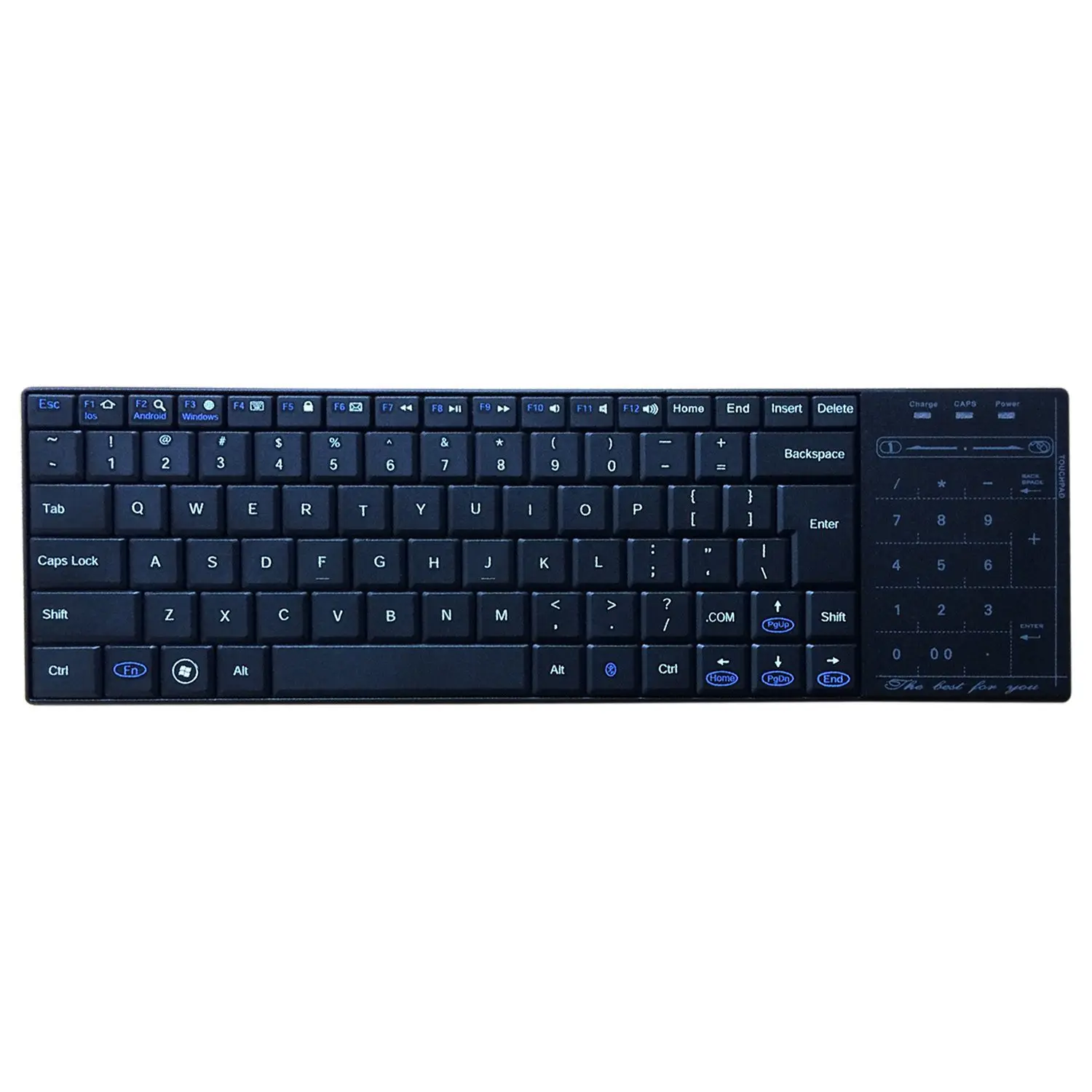 

Bluetooth keyboard number keys touch mouse multimedia three systems integrated multi-device universal keyboard