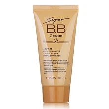 TOSOWOONG Супер BB крем 50 мл SPF15 идеальное покрытие консилер CC крем для лица макияж отбелевающий крем BB против морщин основа