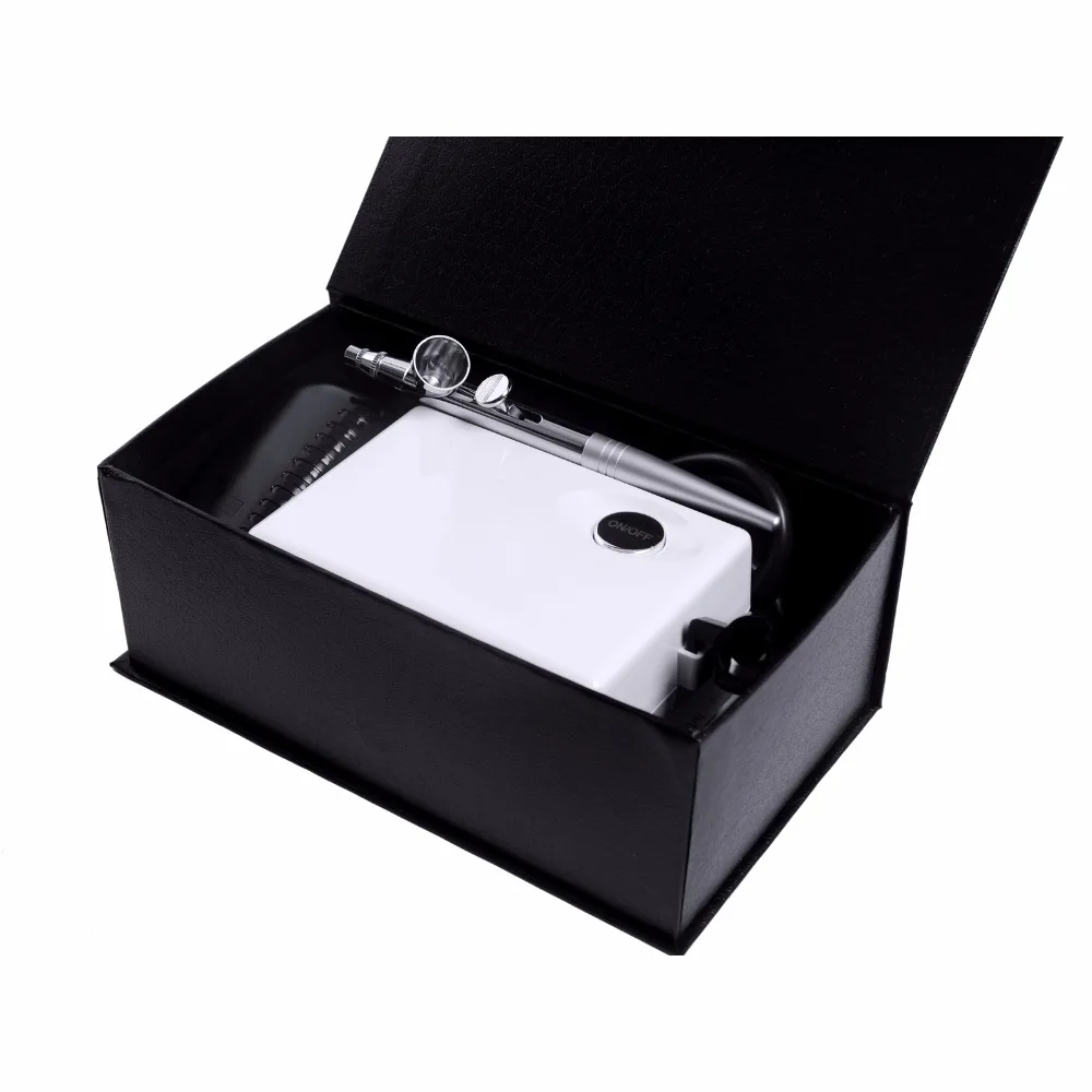 

Airbrush Kit Mini air Pump with Power Adapter Nozzle diameter 0.3/0.2/0.5 Beauty Skin Care