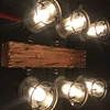 Retro Industrial Solid Wood Chandeliers American Rural LOFT Bar Wooden Lamps For vintage home decor luster Chandelier Lighting ► Photo 3/6