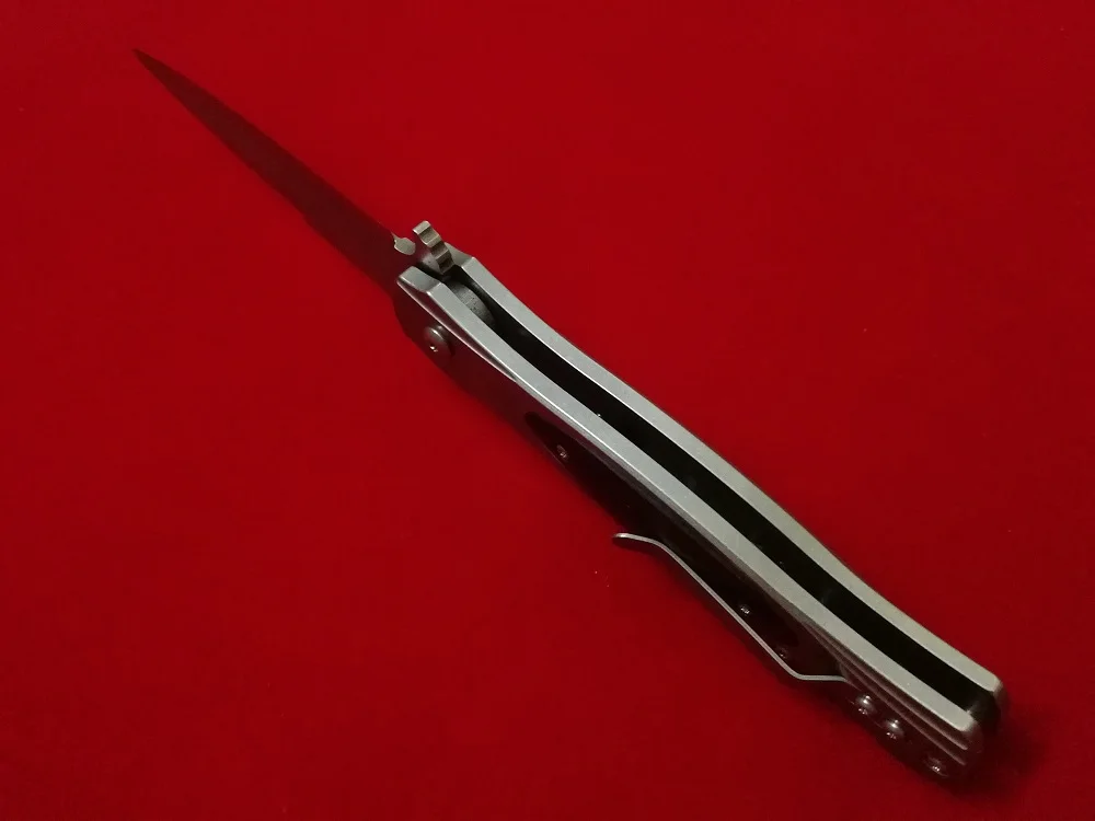 WHYEDC высококлассный Тактический Складной нож 440C стальное лезвие ручка из нержавеющей стали стилет походный Военный нож s EDC боевые инструменты