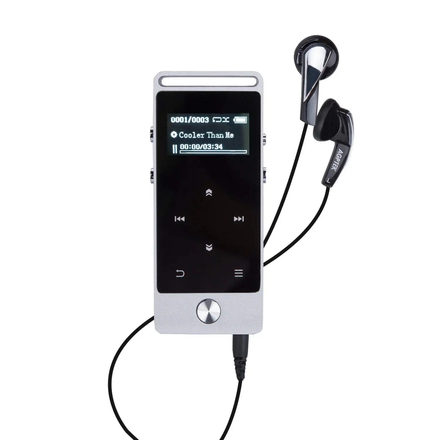 8 Гб мини mp3 плеер без потерь звуковая сенсорная кнопка металлическая музыка с FM