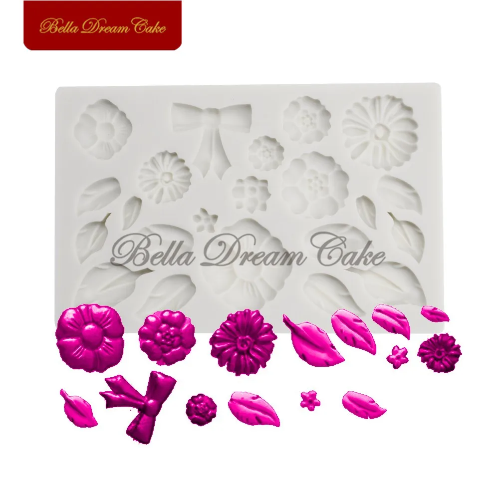 

Flower Leaves Silicone Mold Fondant Sugarcraft Cake Mold Chocolate Gumpaste Cake Mould Cake Decorating Tools Bakeware