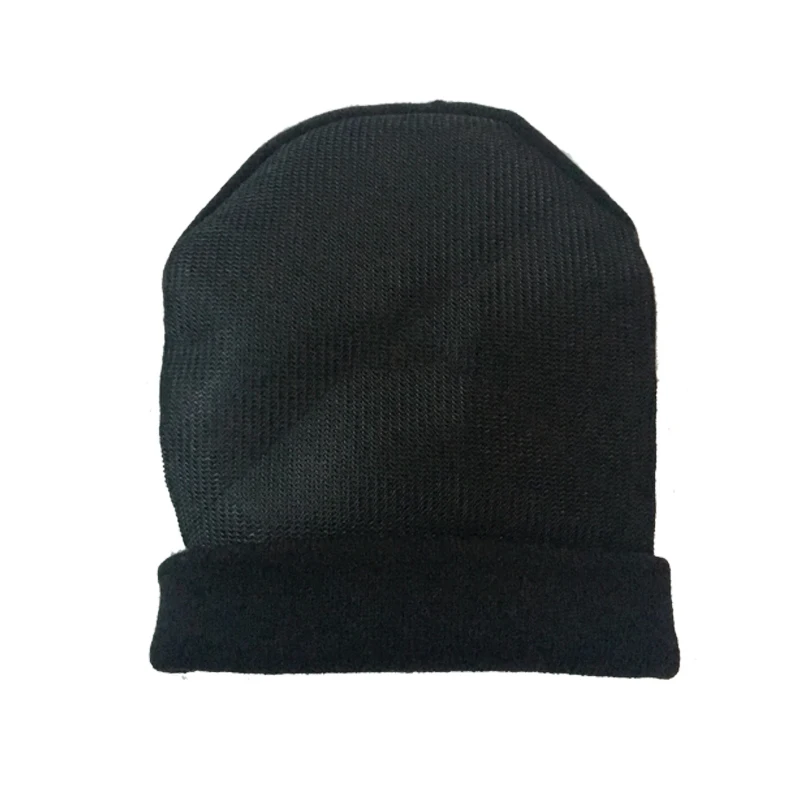 BBOY Beanies Beanie, вязаные хлопковые однотонные кепки, Beanie's Spin, Повседневные шапки в стиле хип-хоп - Цвет: Black