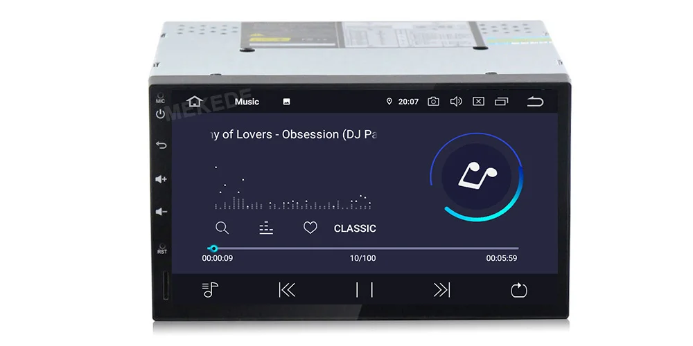 Clearance 7" Octa Core Android9.0 Double Din ips dsp Car Multimedia player For Universal full touch screen Car Radio with 4GB RAM 64GB ROM 12