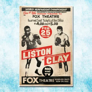 

Muhammed Ali Boxing Art Silk Poster Canvas Print 13x20 32x48 inch-001