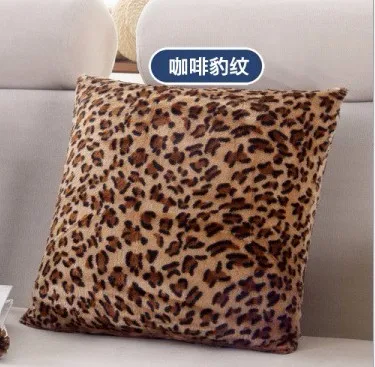Декоративные подушки покрытия 43x43 см для ухода за ребенком для мам диванные подушки леопардовой черно-белой расцветке Тигр Жираф бархатные тканевые органайзеры домашний стул-наволочка B46