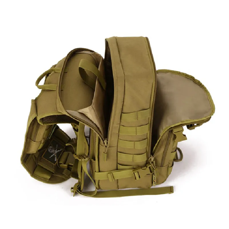 Мужской военный тактический рюкзак, Спортивная Многофункциональная Водонепроницаемая нейлоновая сумка для ноутбука 14 дюймов, мужские дорожные сумки
