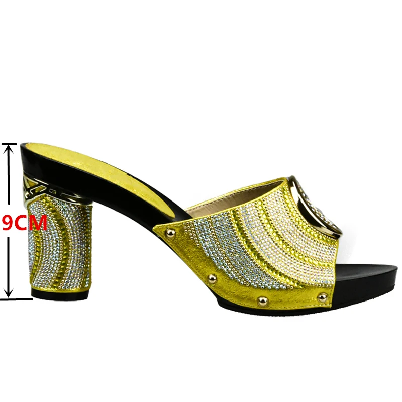 or jaune argent Parti Chaussures Strass Sac Royal Bleu Femmes Et Décoré Ensemble vert bleu Africain Correspondant Pour Avec Noir Le Mariage TH14AcqWc