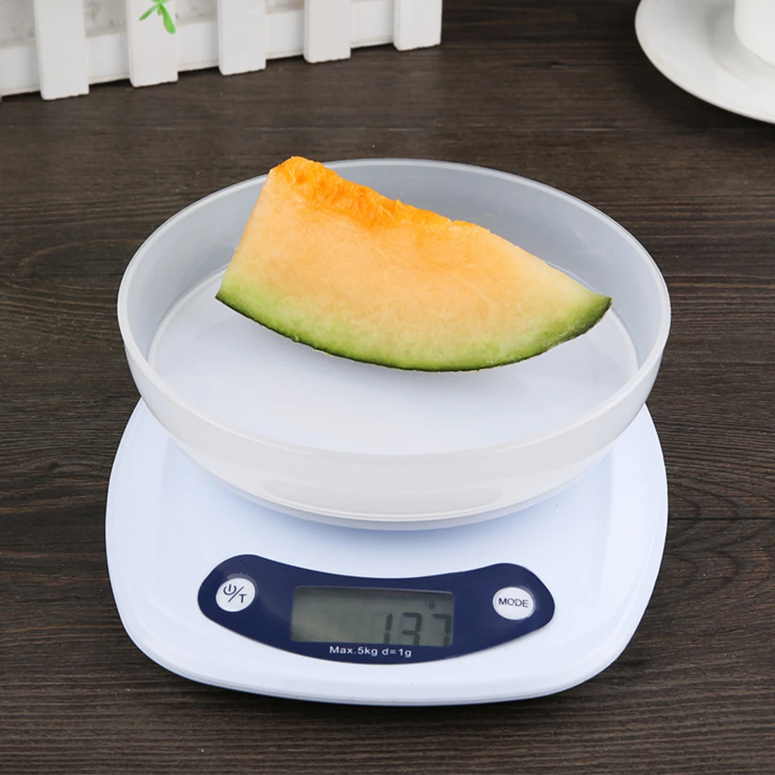 3 Shape Food Diet Postal Bamboo Plastic Kitchen Scales Balance 