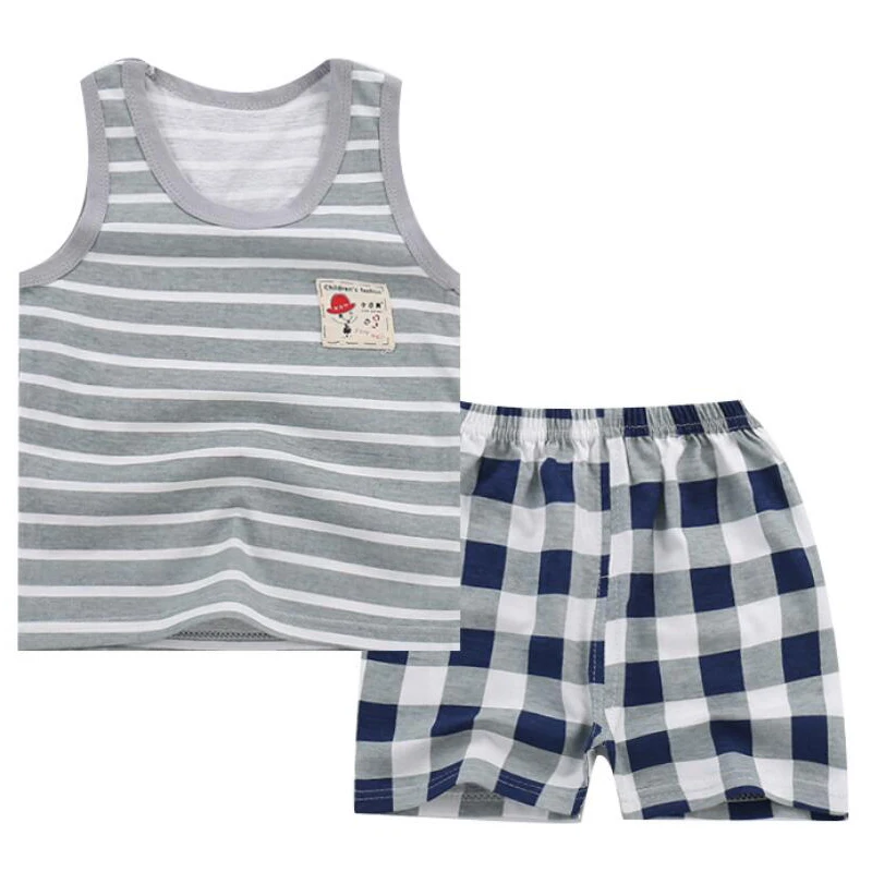 Baby Boy Summer Clothes Clothing Set Suit Pajamas Shorts Pants Kids