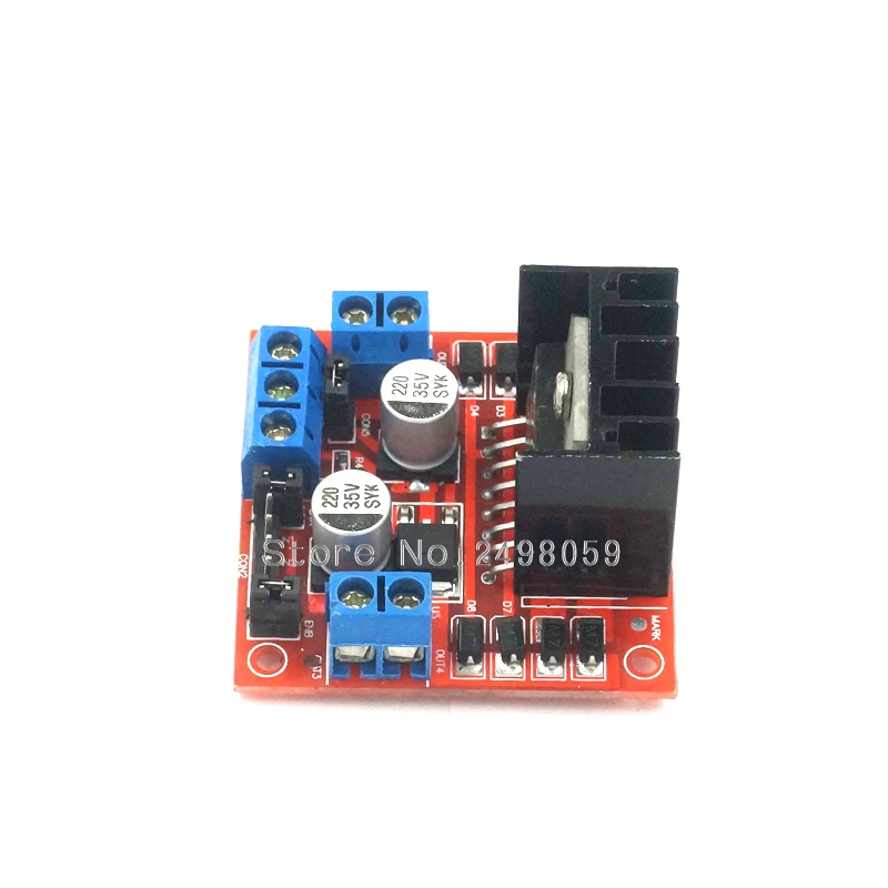 5 шт. Двойной Н Мост постоянного тока шагового двигателя привода совета Модуль контроллера L298N двигателя постоянного тока для Arduino шагового