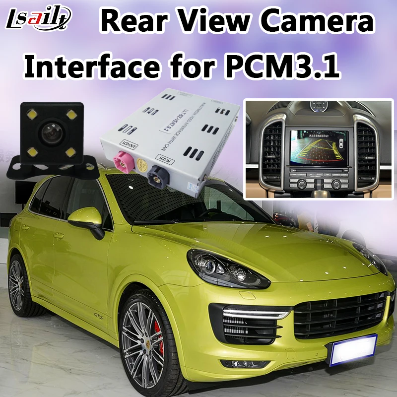 For Porsche PCM 3.1 Camera Interface support Backup Camera ,360 Bird