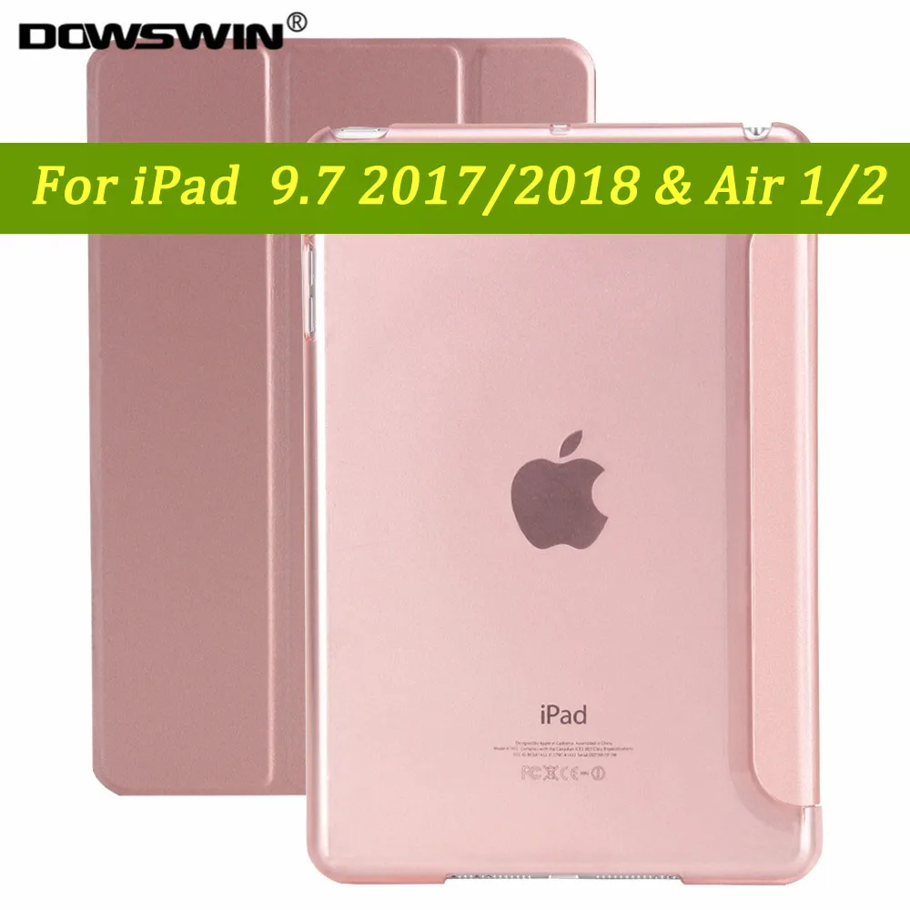 Чехол для iPad 9,7 Чехол для iPad Air 2 Smart Cover для iPad 6-го поколения чехол 9,7 дюймов Air 1 чехол - Цвет: rose gold