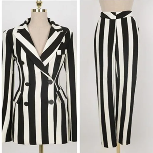 black and white womens dress suits