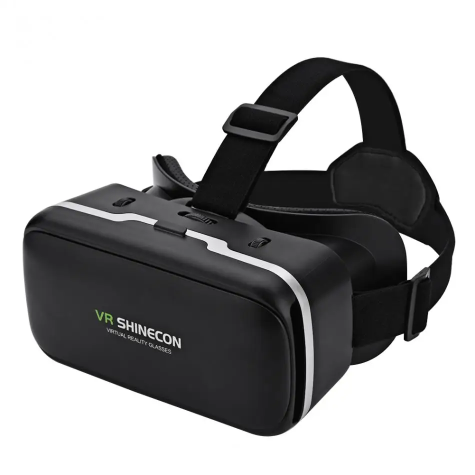 Мини Очки виртуальной реальности VR shinecon 6 0 3d очки гарнитура с ручкой для