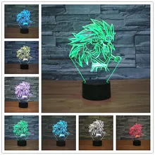 Новая 3d Лампа Белый Дом 3d Подарок Красочный ночник, акриловая лампа Led Vision power Bank настольная лампа Usb Led ночник