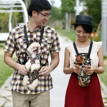 Переноска для собак, рюкзак, сетка, товары для путешествий на открытом воздухе, дышащие сумки на плечо с ручками для маленькие собаки, кошки, чихуахуа