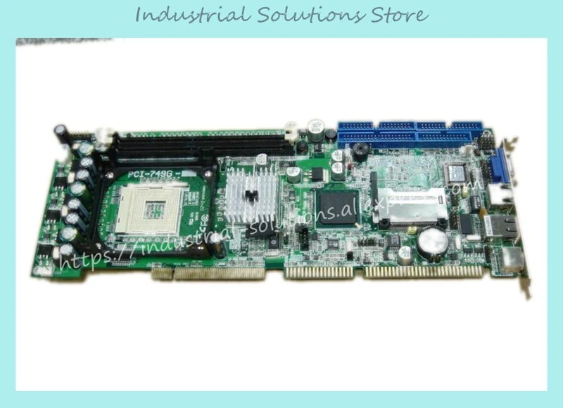 Dual Network Card Boxed PCI 749G Industrial Motherboard 100 tested