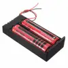 Negro Universal Batería De Almacenamiento Cuadro Titular de Contenedores Caso 3.7 V 2x18650 Baterías Con Interruptor ON/OFF ► Foto 1/6