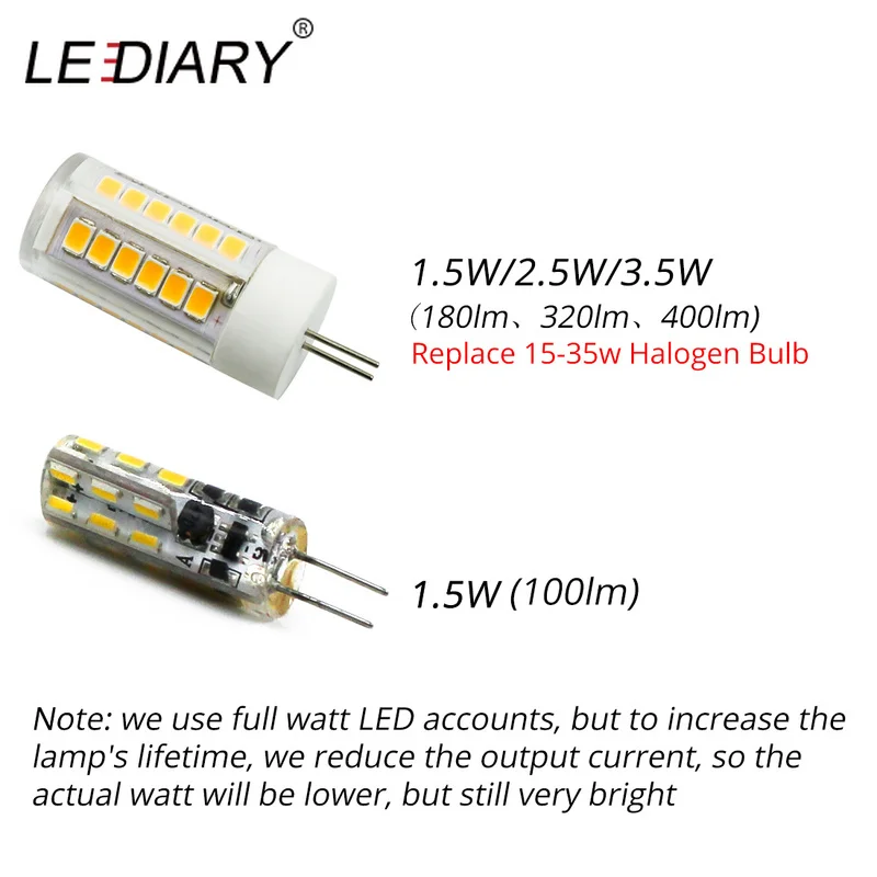 Светодиодный IARY 5 шт./лот, керамический светодиодный G4 лампочка с регулируемой яркостью, AC/DC, 12 В, 1,5 Вт, 2,5 Вт, 3 Вт, Светильники для гостиной, люстры, замена, галогенные лампы