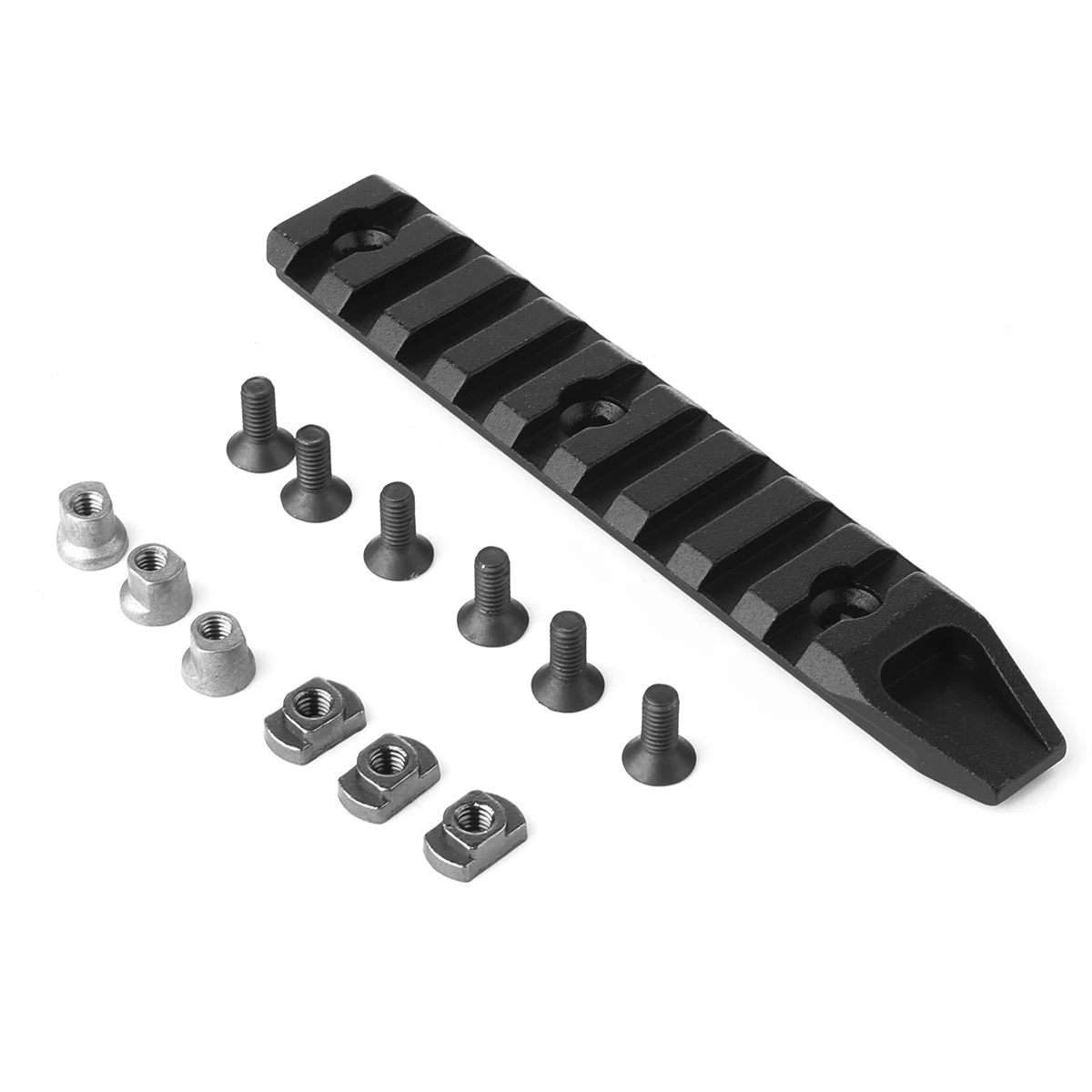 Magorui 3/5/9 слота Keymod & M Lok Picatinny рельсовая накладка с Mlok винтовая гайка|Кронштейны и