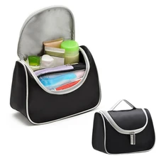 Black Women s Cosmetic Toiletry Storage Bag Case Bathroom Beauty Product Makeup Home Organization Box Travel