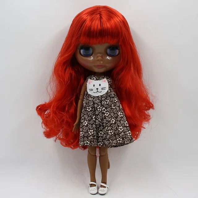 blythe doll red hair