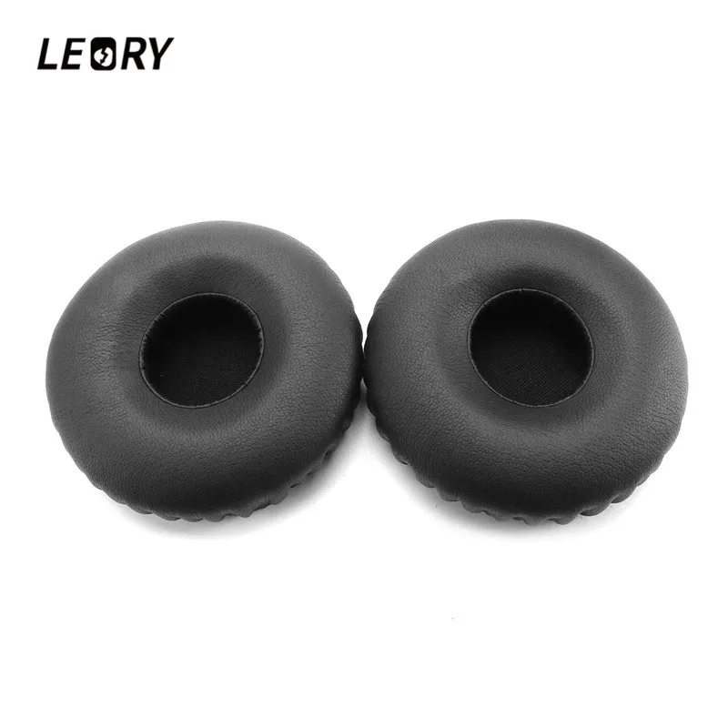 

LEORY 1 pair Replacement Ear Pads Cushion Cover for JBL Synchros E40BT E40 Headphone PU Leather EarPads Black/ White