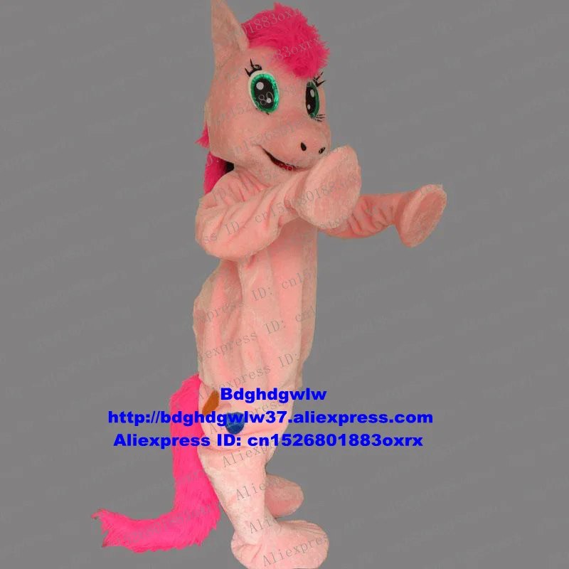 Розовый костюм-талисман My Little Pony Horse Steed костюм персонажа мультфильма для