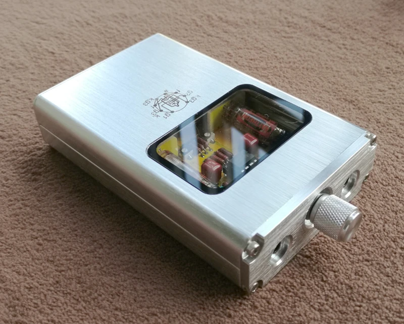 Powerful Portable Dual Electron Tube Headphone Amplifier Mini AMP Mobile Phone Music Headset amplifier