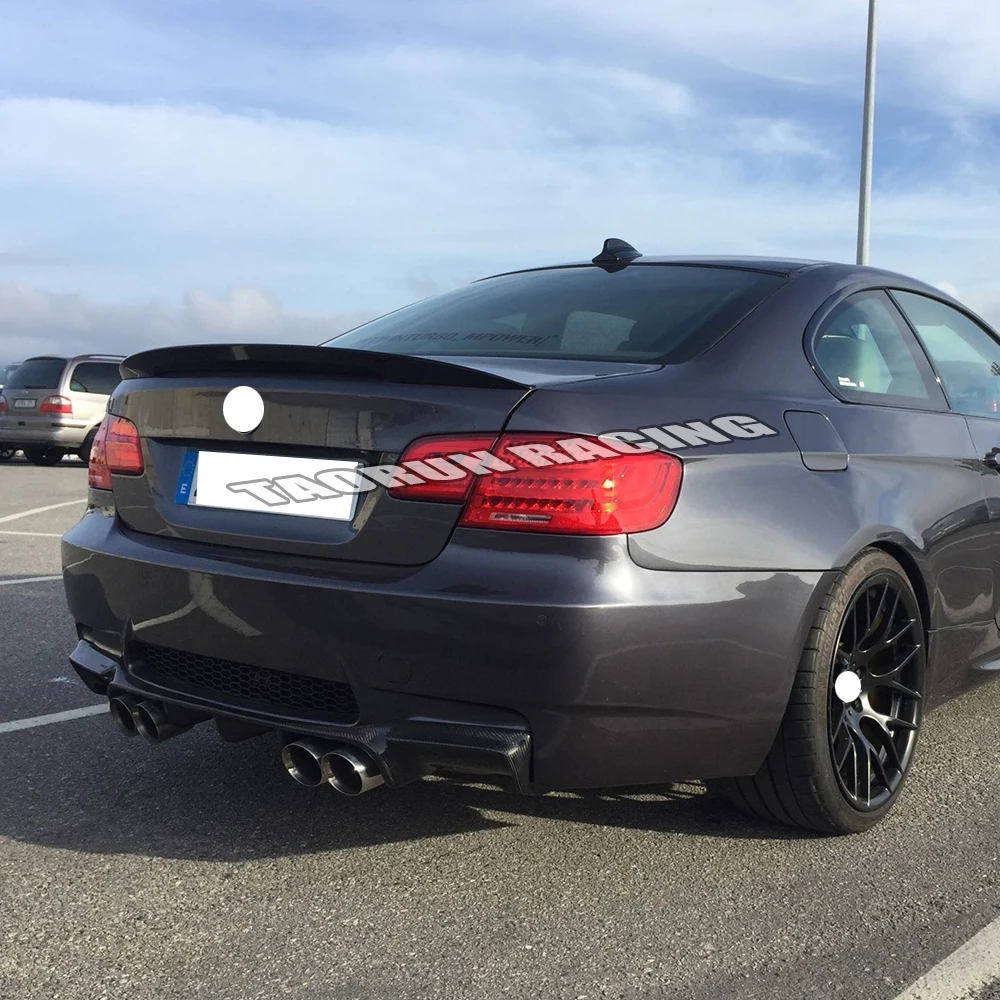 M3 fibra de carbono GTS estilo parachoques trasero difusor de labios protector para BMW E92 M3 Coupe E93 M3 Cabriolet 09- 12 (no apto E90 4DR)
