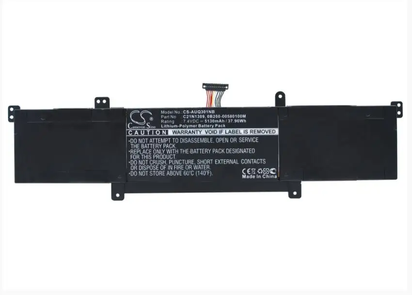 Cameron Sino 5130mAh battery for ASUS 0B200-00580100M C21N1309 Q301LA-BHI5T02 VivoBook Q301 VivoBook Q301L
