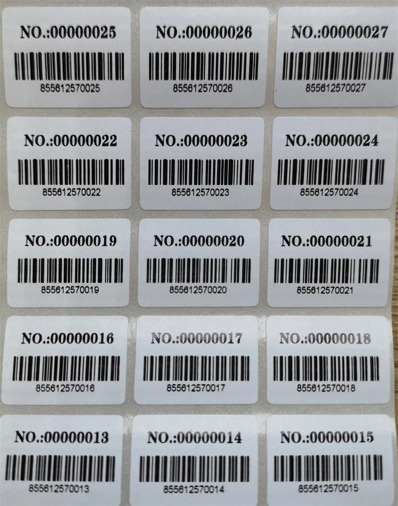 barcode stickers for inventory