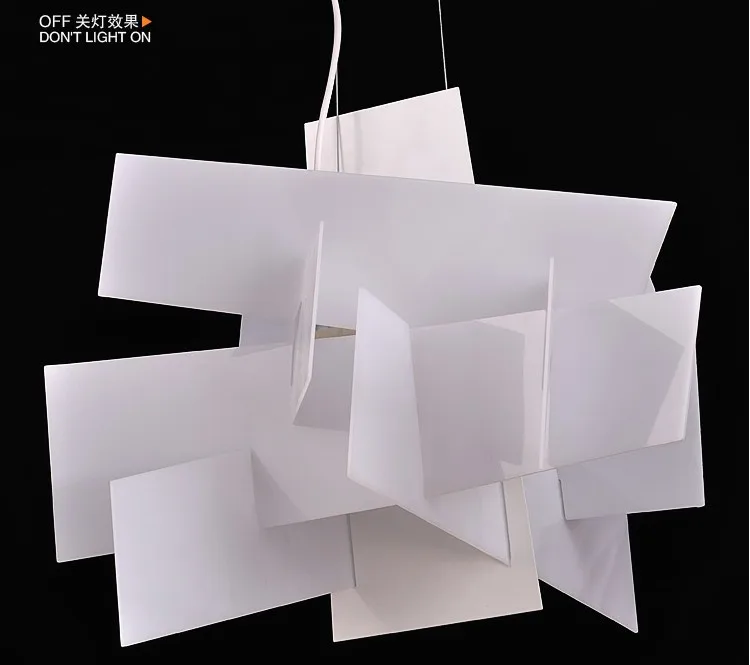 D65cm/95 см Современный Foscarini Big Bang штабелируемые Современная креативная люстра освещение арт Pandant лампа потолочный светодиодный 90-260V Реплика