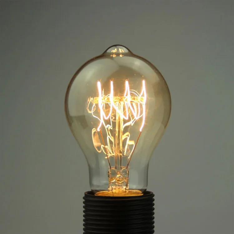 A19 лампы накаливания Винтаж лампы накаливания эдиссона E27 античный свет прозрачный Стекло 40 W 120 V/220 V электрическая лампочка эдисона лампа украшение дома