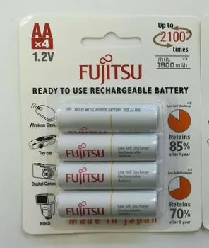 

Fujitsu 1900mah FDK HR6 rechargeable battery 14500 4cells/card AA combination custom HR3UTC