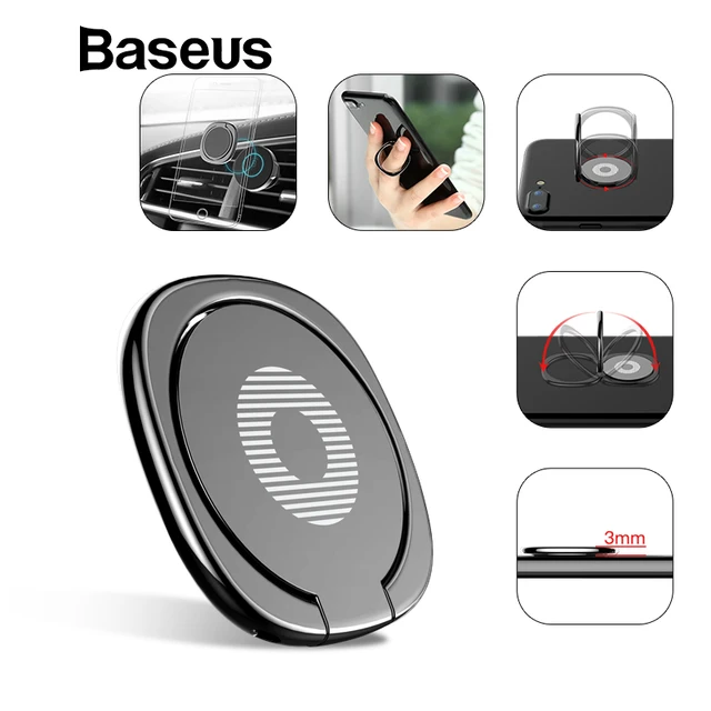 Special Offers Baseus Metal Finger Ring Holder For iPhone XS 8 Samsung Phone Ring Mobile Phone Holder Stand For Magnetic Car Phone Holder Stand Special Offers Baseus Metal Finger Ring Holder For iPhone XS 8 Samsung Phone Ring Mobile Phone Holder Stand For Magnetic Car Phone Holder Stand