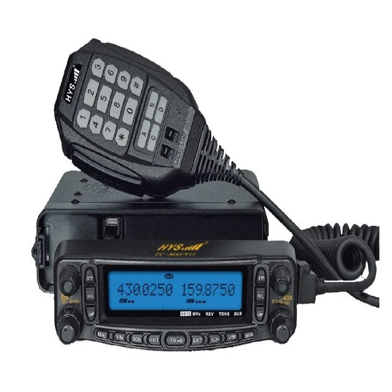 HYS VHF&UHF Dual Band Mobile Radio Transceiver 40W/20W(144MHz) 35W/20W(440MHz) Car Walkie Talkie