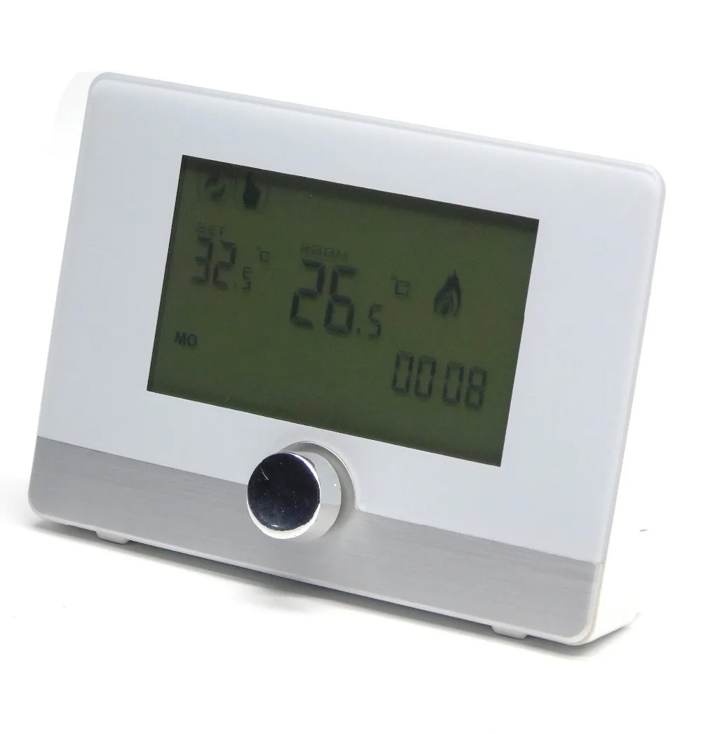 Battery power Programmable Wall mounted Boiler Thermostat Controller with Fahrenheitin