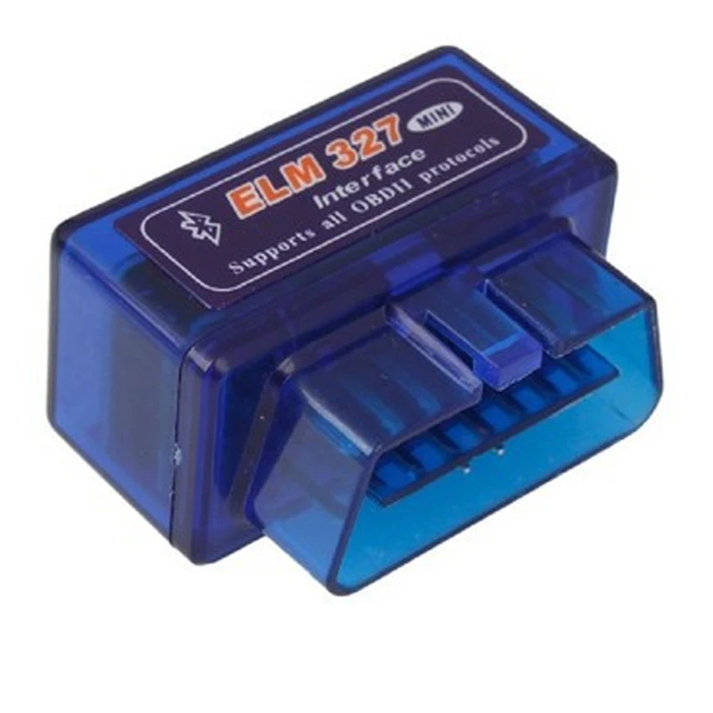 Новый V2.1 синий Супер Мини Bluetooth ELM 327 OBD2/OBDII ELM327 автоматический диагностический