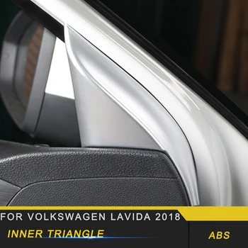 

For Volkswagen Lavida 2018 Car Styling Inner Column Triangle Cover Trim Frame Sticker Interior Accessories