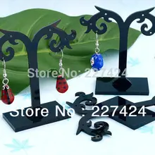 De Bijoux 30 шт. 80 мм черный акриловые ювелирные изделия держатель Дисплей стенд, Модные украшения Дисплей#95138