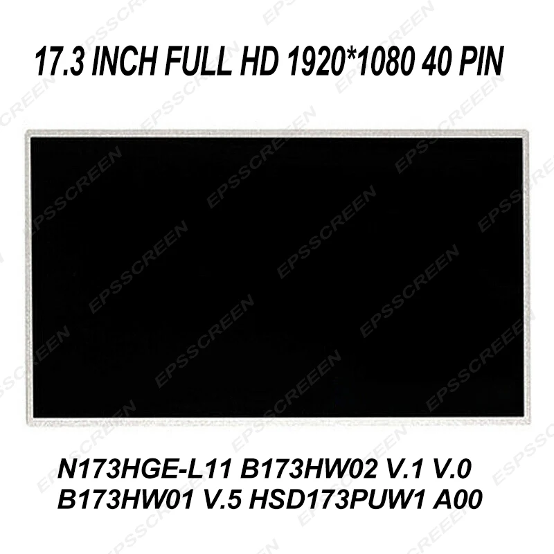 Замена full hd 17,3 экран для Dell Precision M6700 M6800 Inspiron 7720 5737 7737 17R-5720 панель 1920*1080 40 pin дисплей