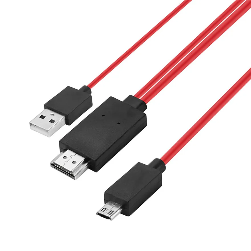 50 шт. 5PIN 11 pin 5 pin 11 pin Micro USB к HDMI кабель HD tv адаптер для samsung Galaxy S5 S3 S4/note 4 2 3