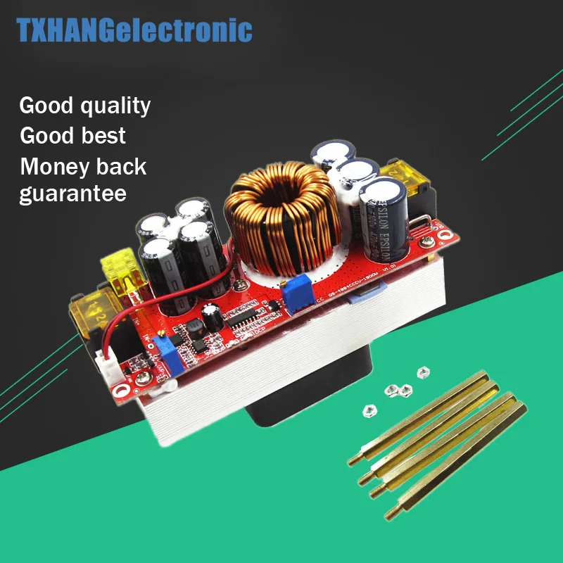 1800 Вт 40A 1500 30A 1200 20A DC повышающий преобразователь модуль питания 10 60 В до 12 90 в