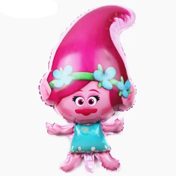 

Lucky 20pcs/lot Trolls Balloon Cartoon Foil Helium Balloons Birthday Party Supplies Decorations Globos Kids Inflatable Toys