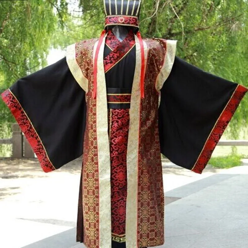 Старинная форма для Кунг фу китайская традиционная мужская одежда ранний Дракон